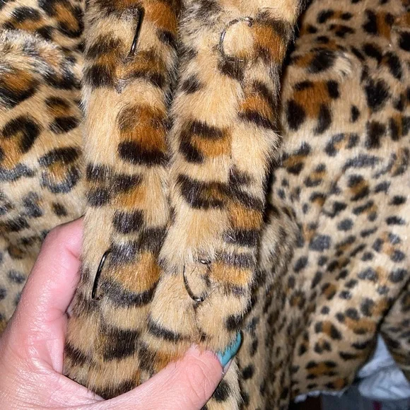 lucky brand leopard jacket size small - Picture 3 of 7